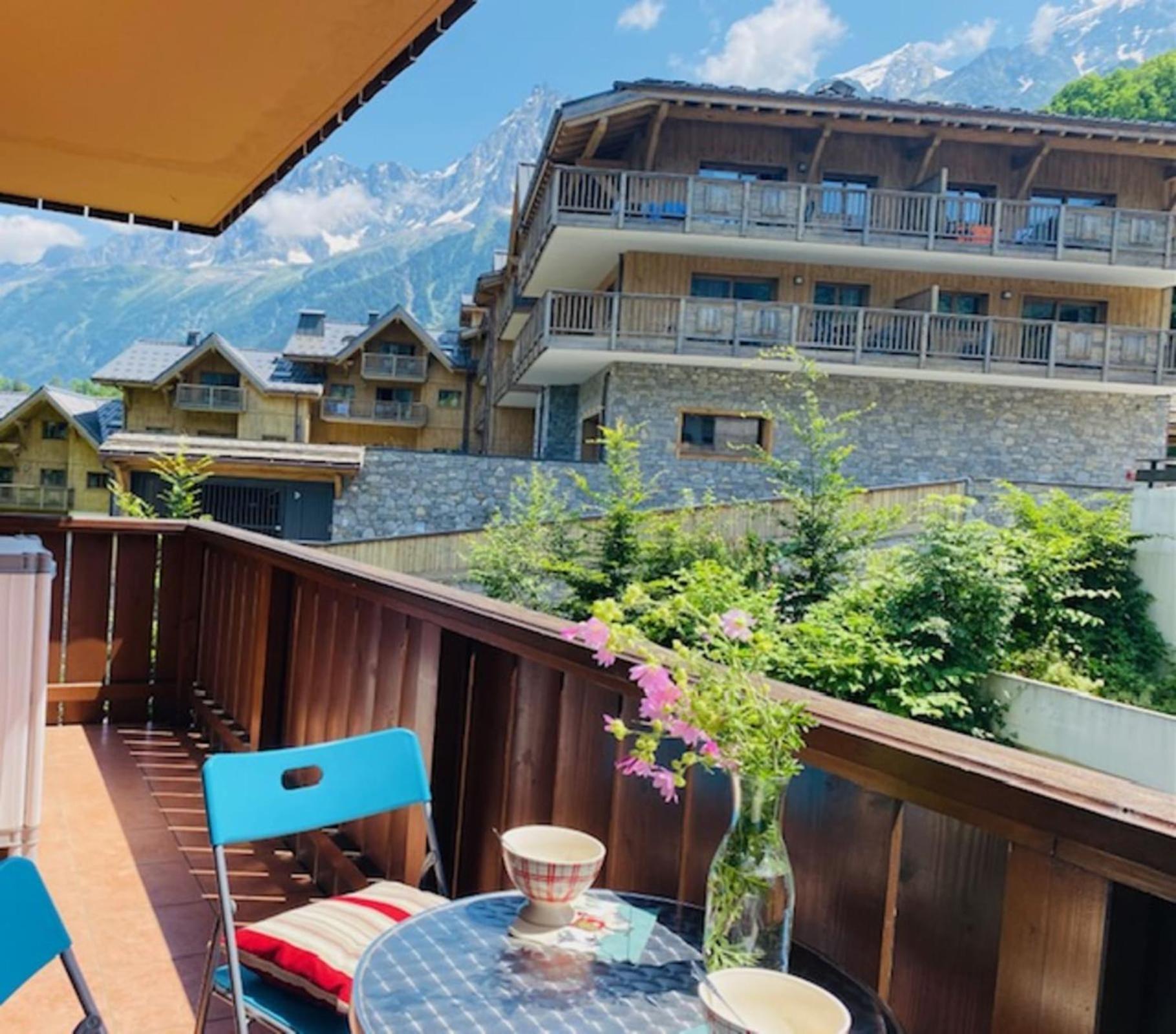 Slopes Of Les Houches 25 M With Balcony Apartment Luaran gambar