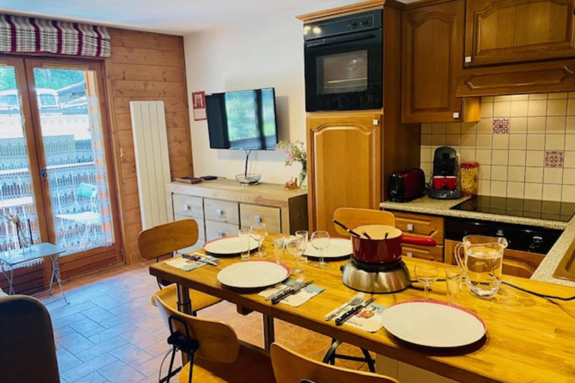 Slopes Of Les Houches 25 M With Balcony Apartment Luaran gambar